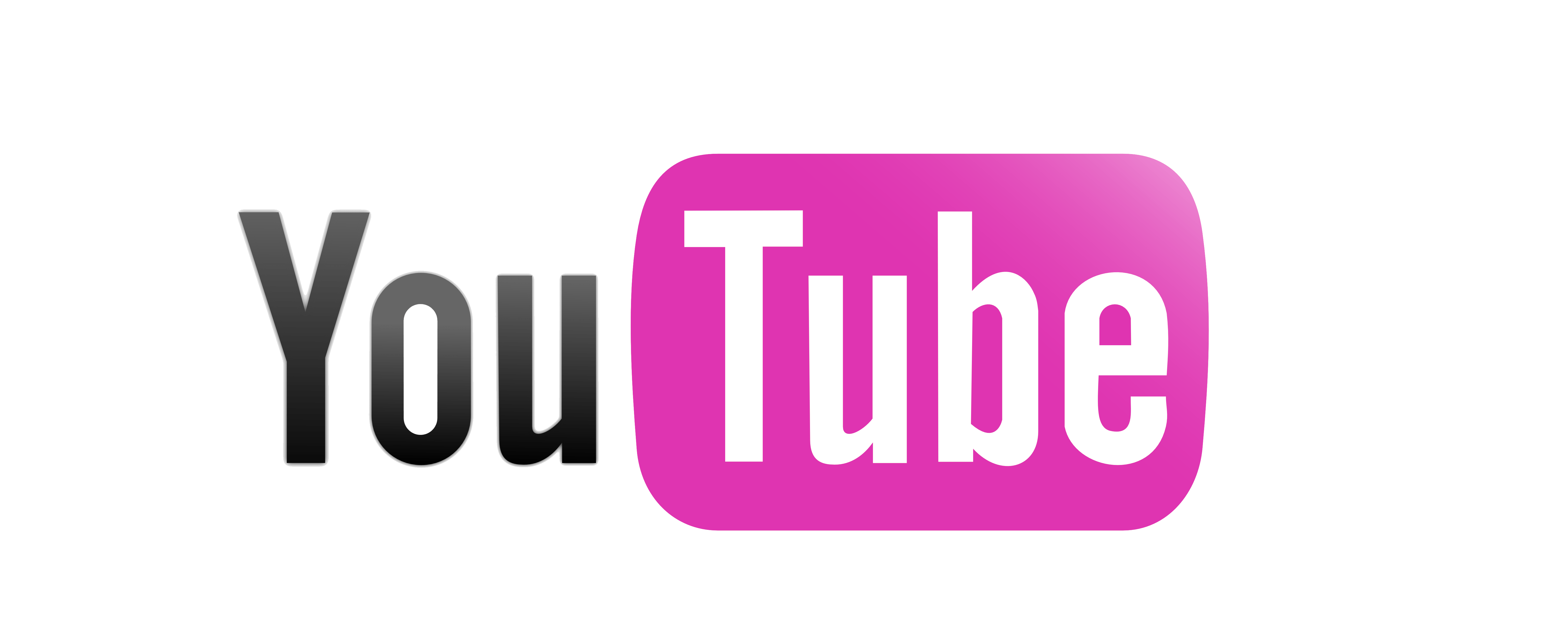 Transparent Pink Youtube Png Cool Youtube Logo Transparent Background