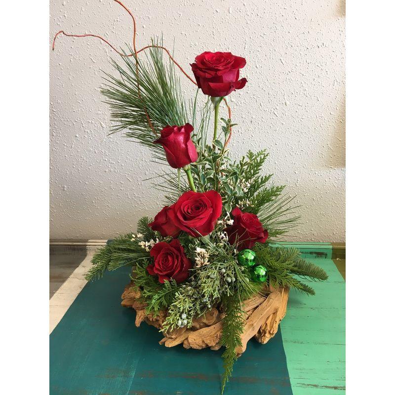 Rustic Rose Flowers Logo