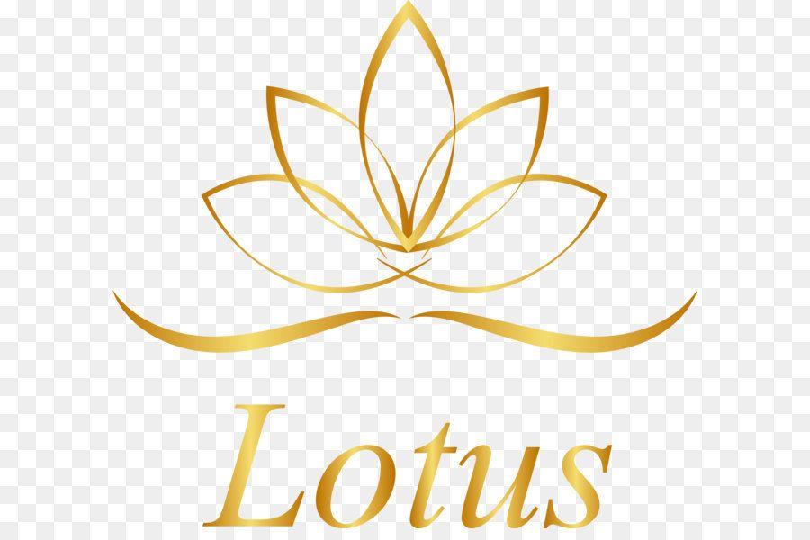 Gold Lotus Flower Logo LogoDix