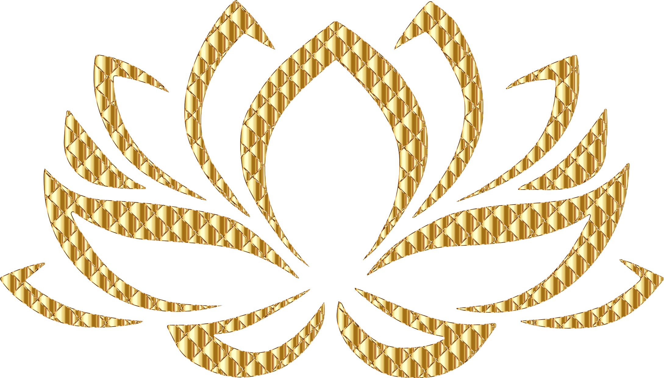 Gold Lotus Flower Logo LogoDix