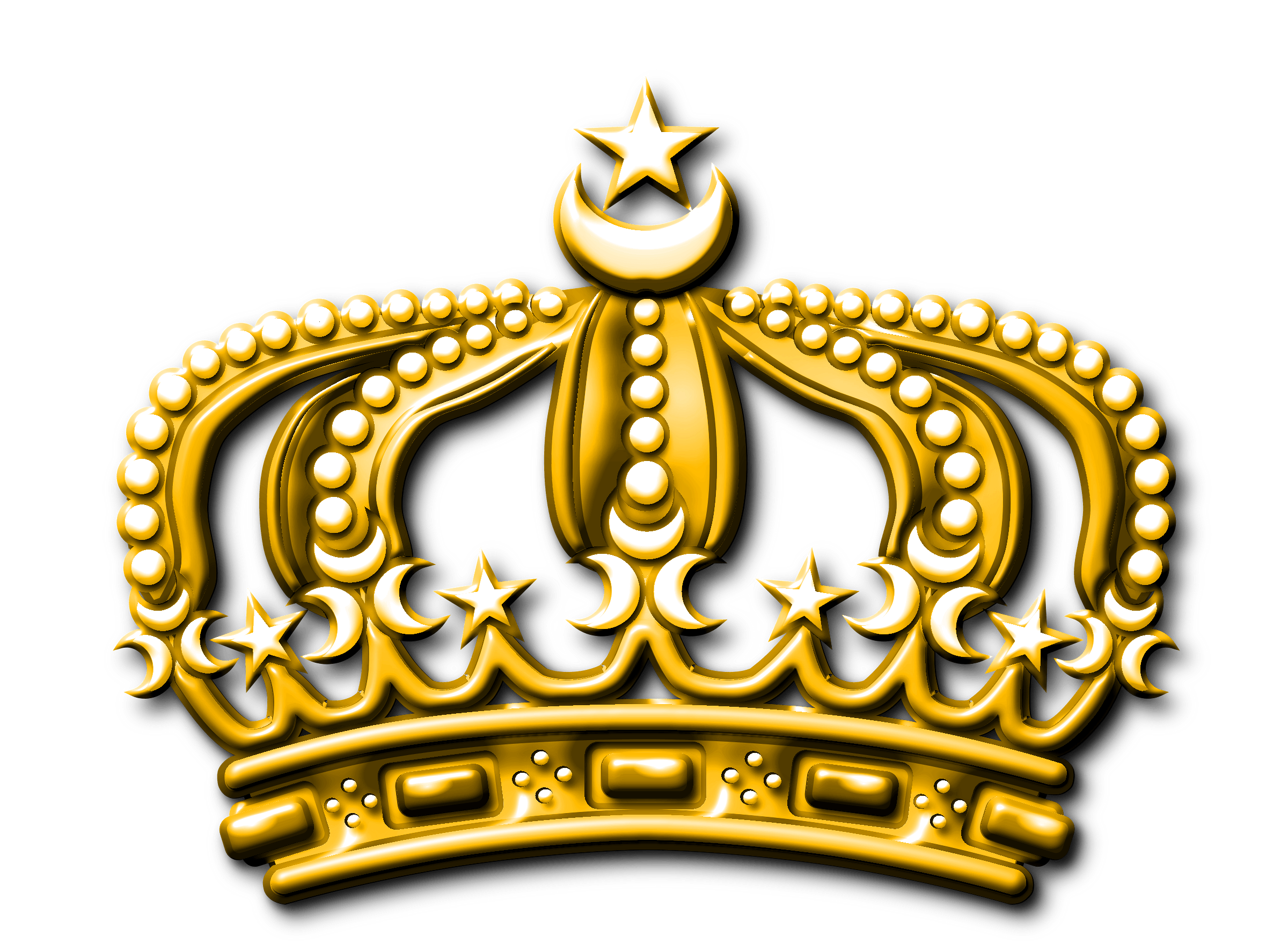Black and Gold Crown Logo