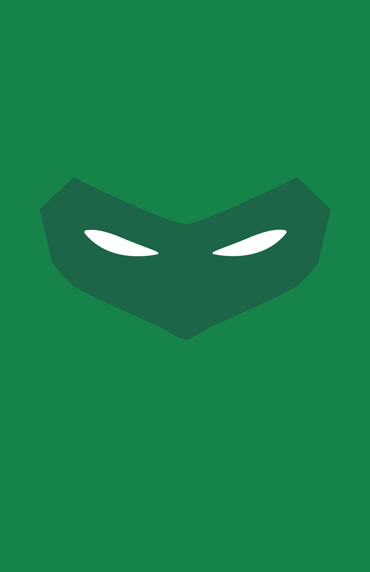 Green Mask Logo LogoDix