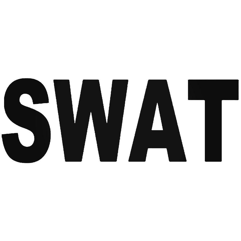 Black and White Swat Logo LogoDix