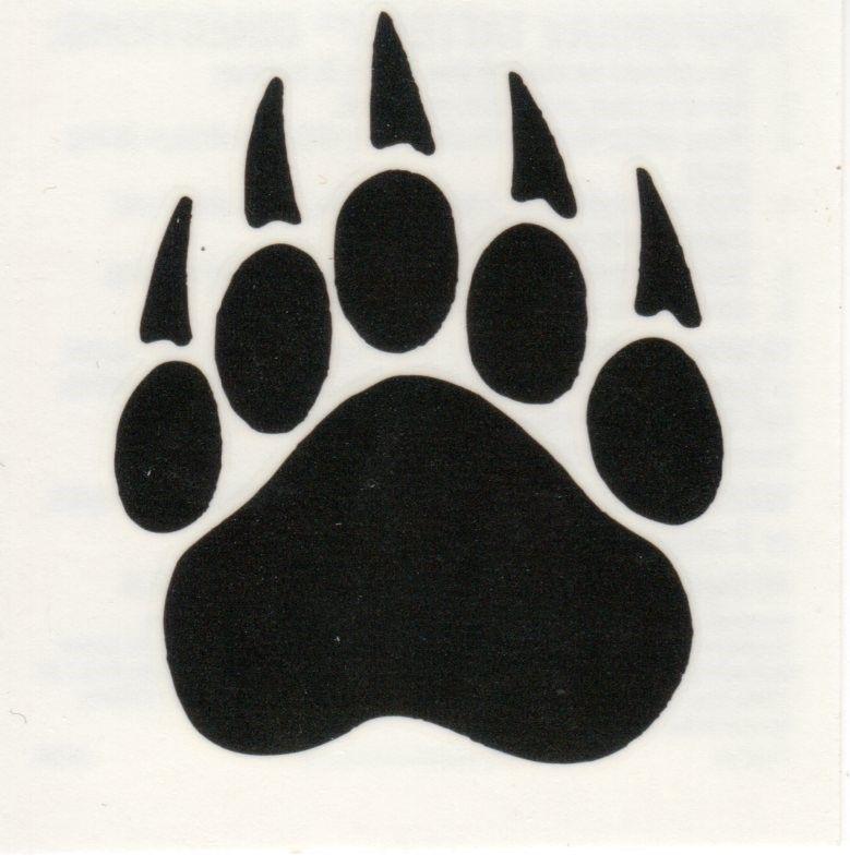 Grizzly Bear Paw Logo