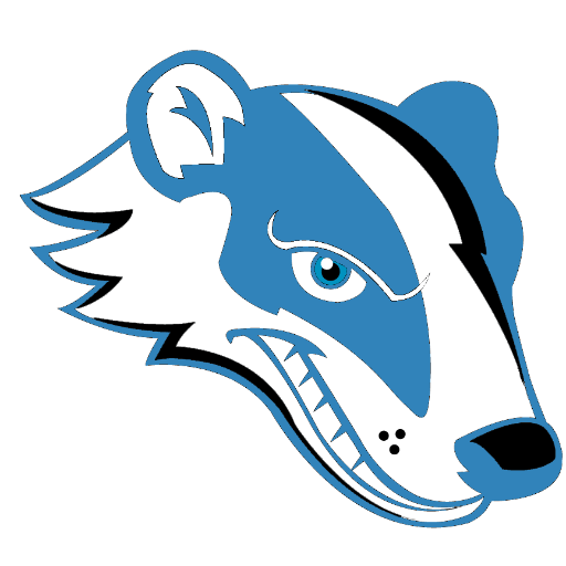 Blue Badger Logo LogoDix