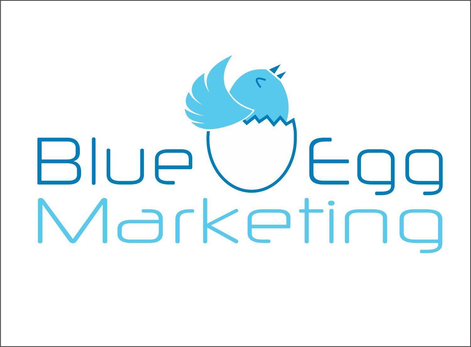 Blue Egg Logo LogoDix