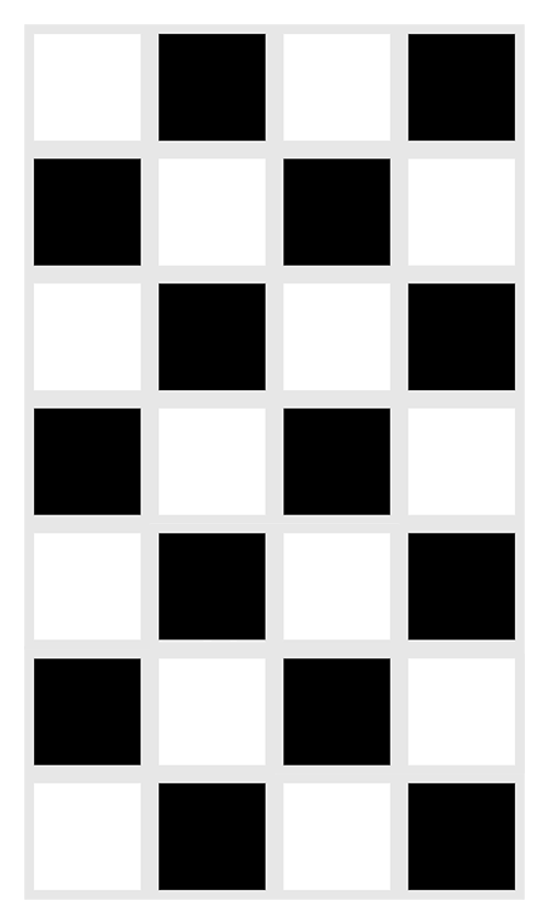 Black and White Squares Logo