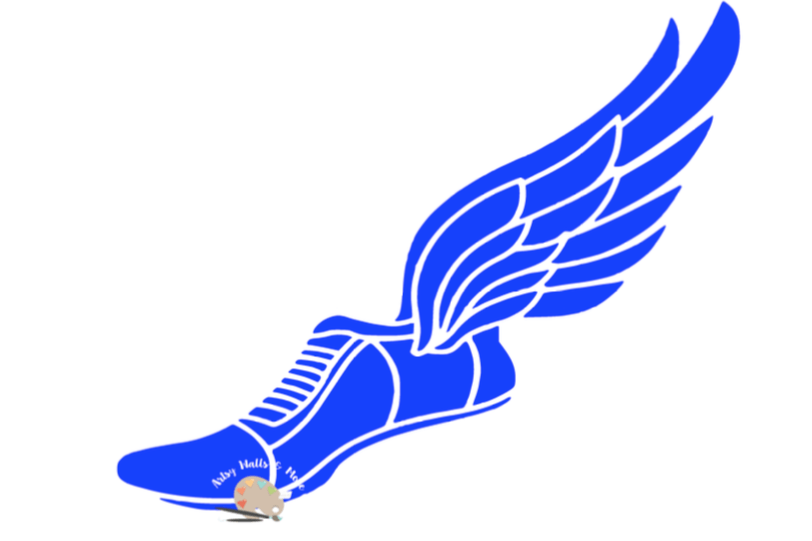 Winged Shoe Logo LogoDix