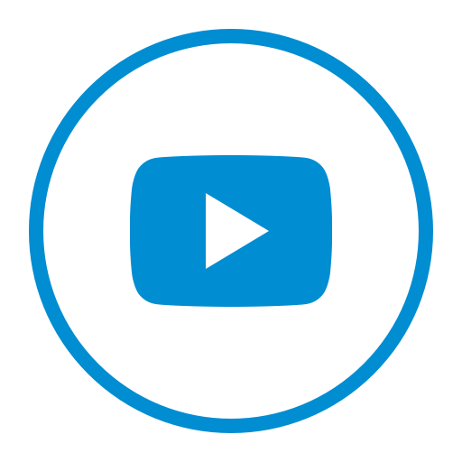 Blue Circle YouTube Logo LogoDix
