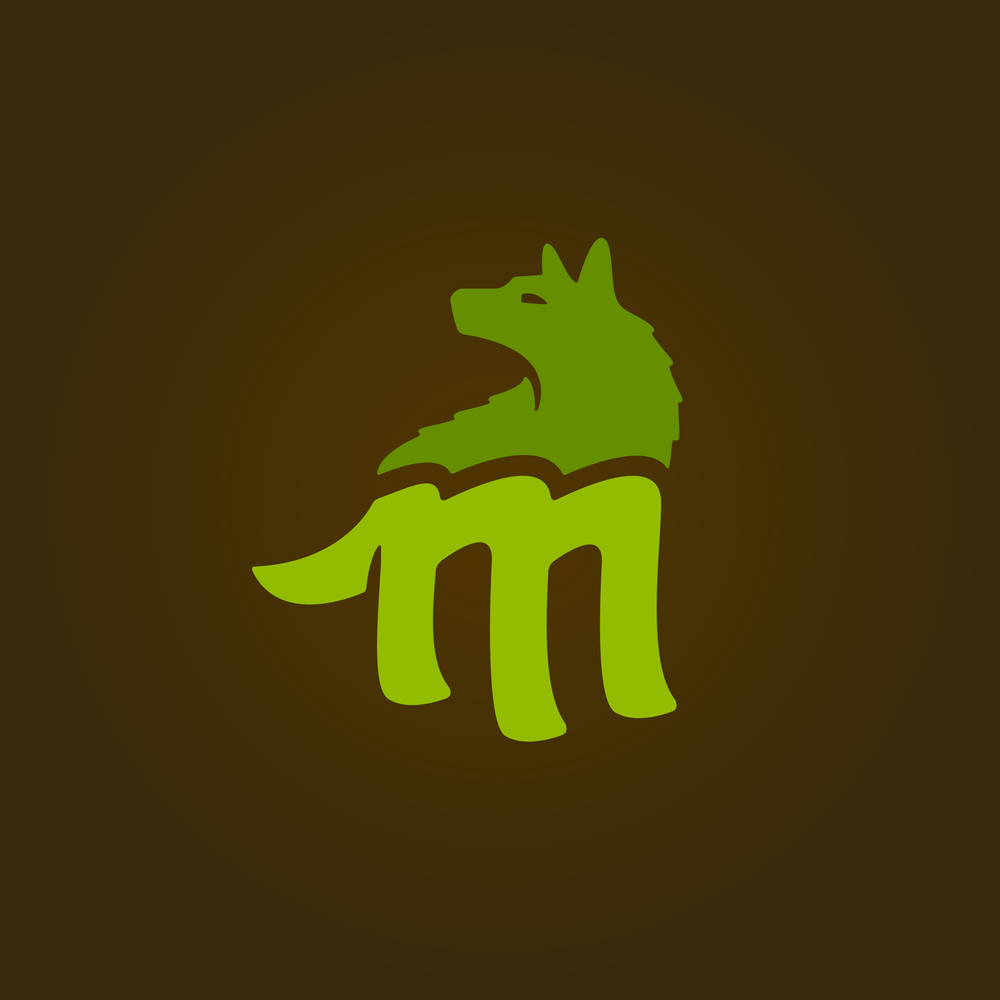 Brown and Green Logo