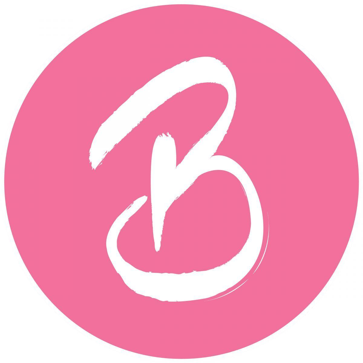 Letter B Icon Aesthetic Pink Jantonio Ferreira