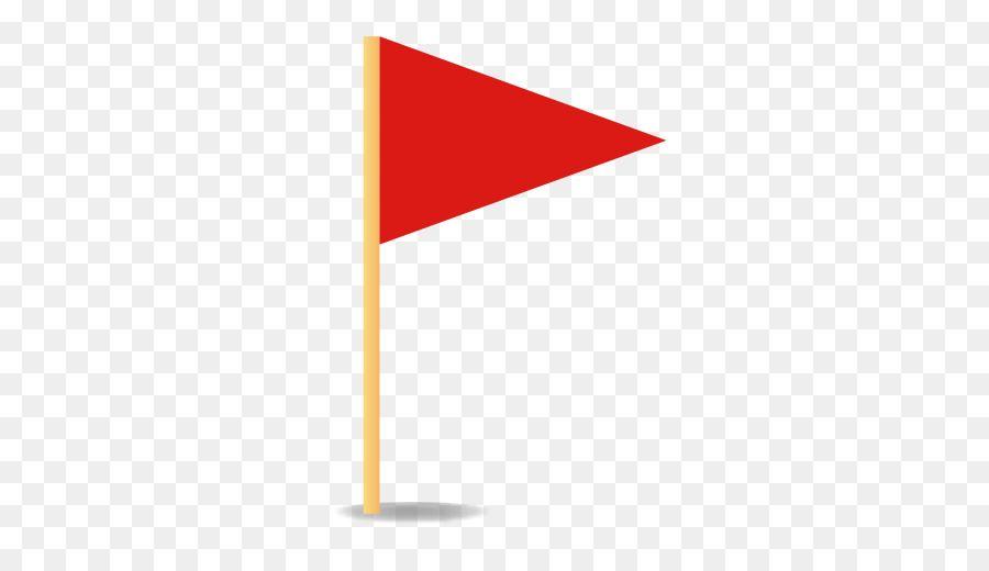 Red Triangle Flag Logo LogoDix