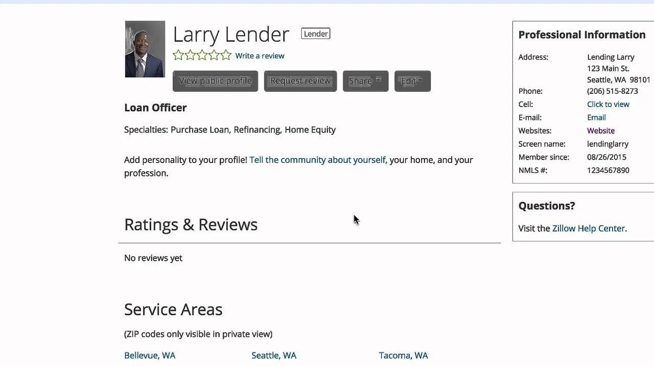 Zillow Lender Review Logo