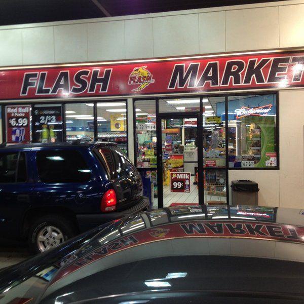 Flash Market Gas Station Logo LogoDix