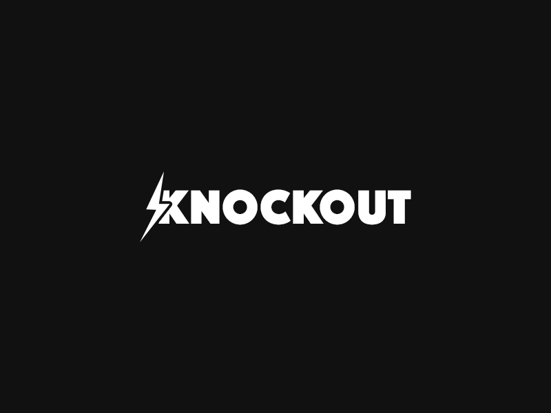 Knockout Logo LogoDix