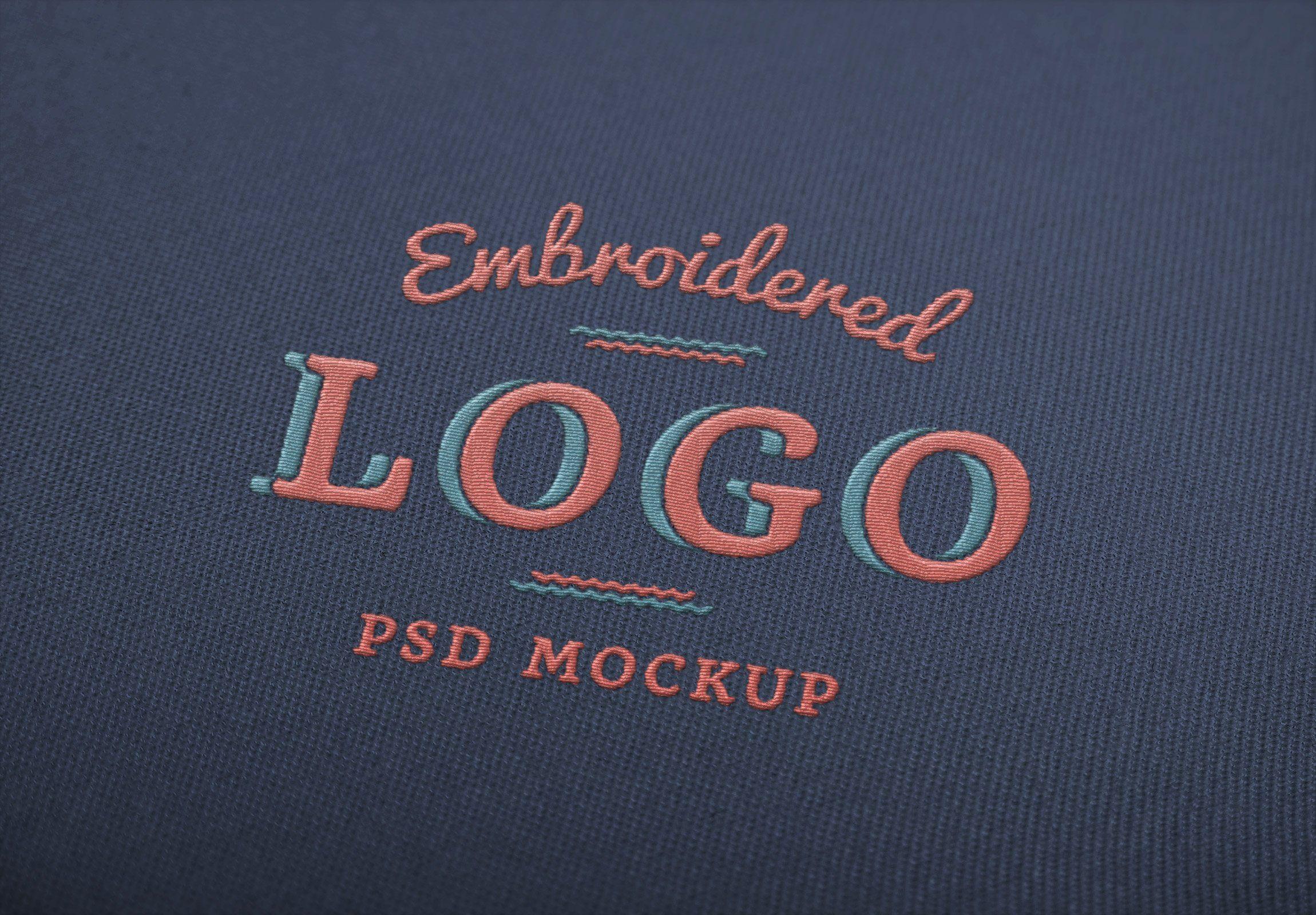 Embroidered Logo LogoDix