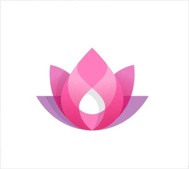 Pink Flower Logo