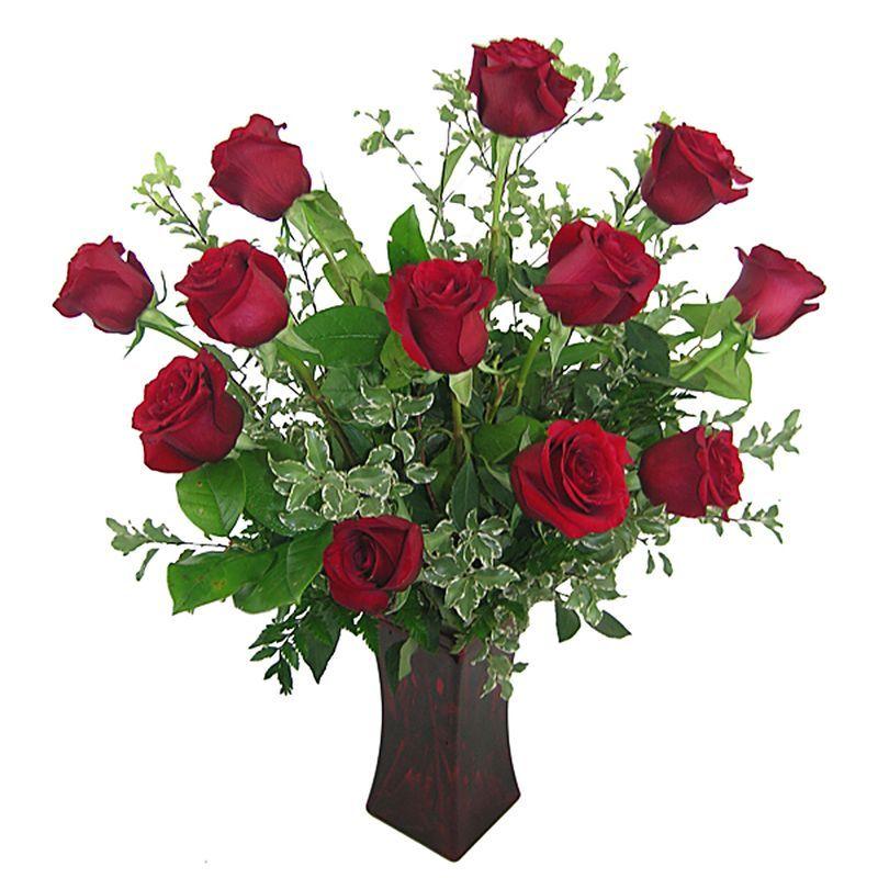 Flowers Red Green One Logo