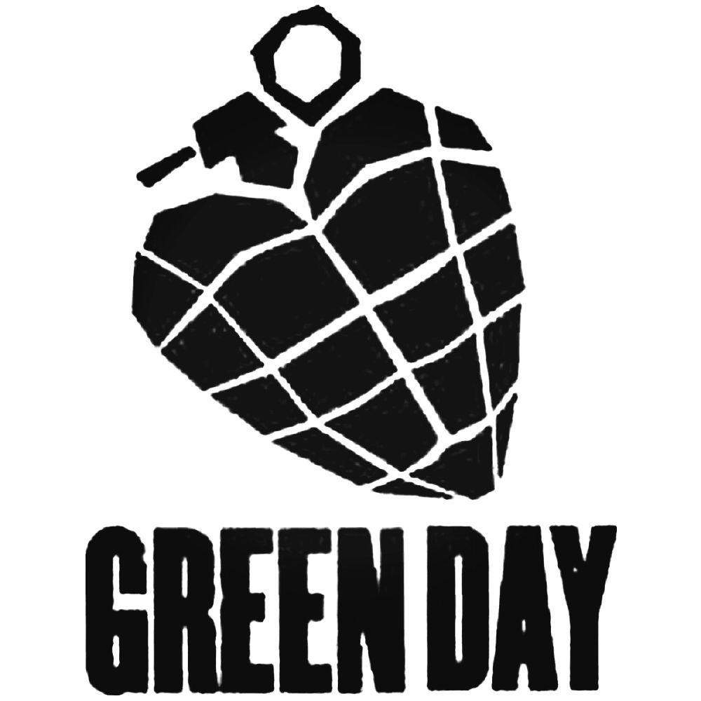 Green Day Black and White Logo LogoDix