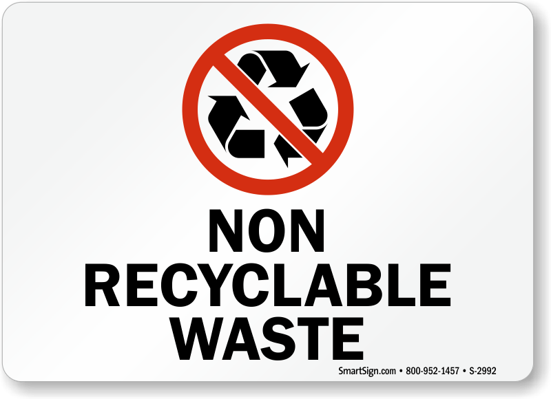 NonRecyclable Logo LogoDix