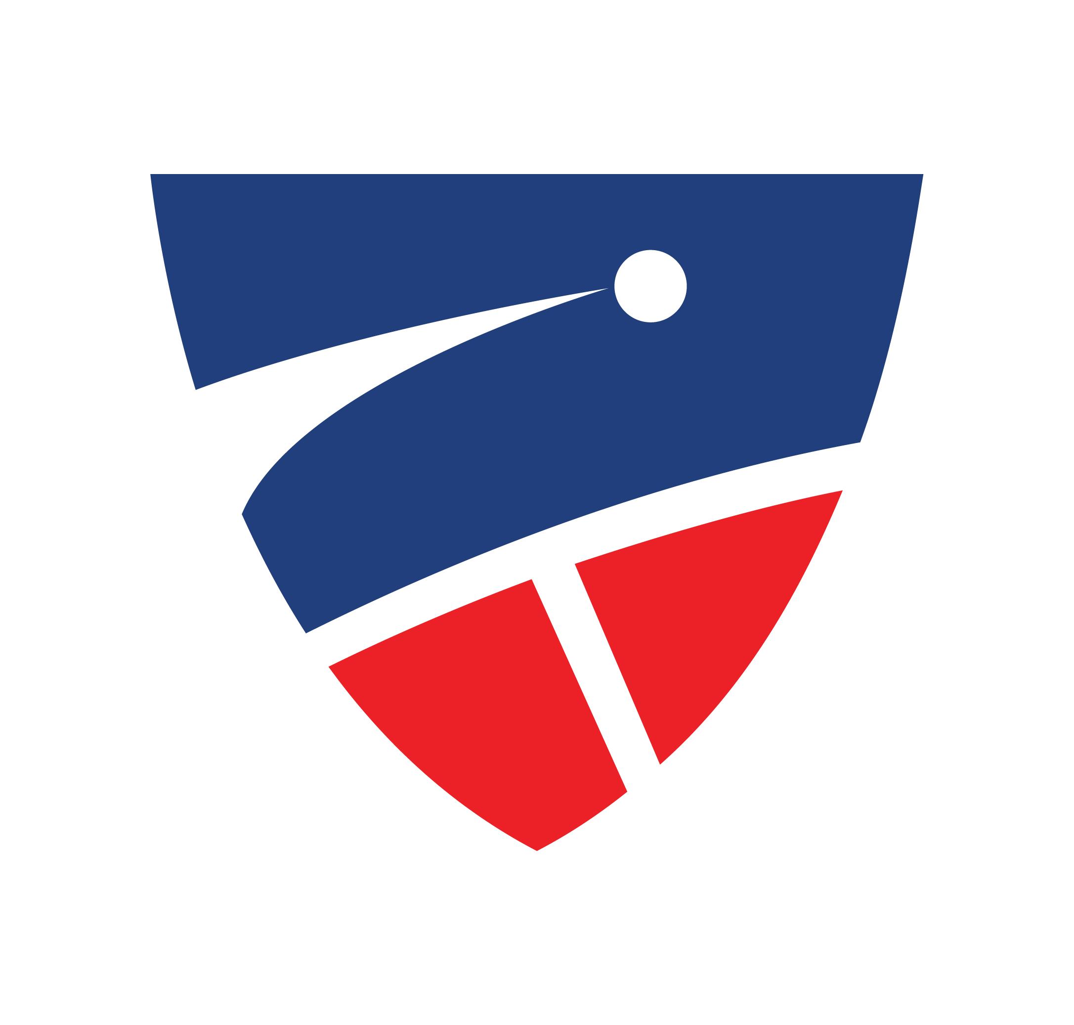 Red White and Blue Shield Logo LogoDix