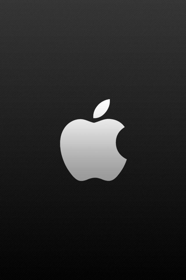 White On Black Background Apple Logo LogoDix