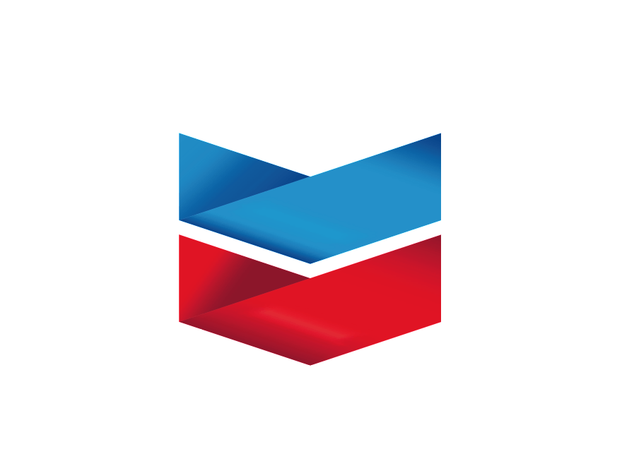 Blue and Red Logo LogoDix