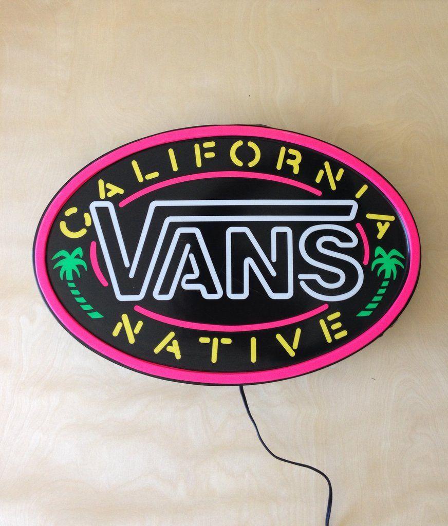 Cool Neon Vans Logo