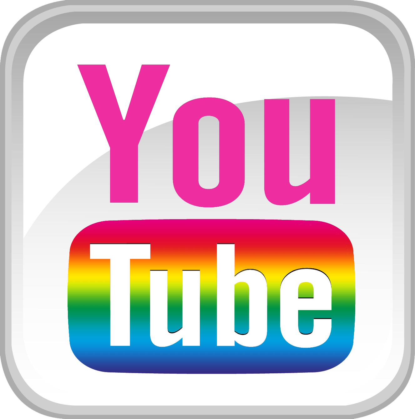 Pink YouTube Logo LogoDix