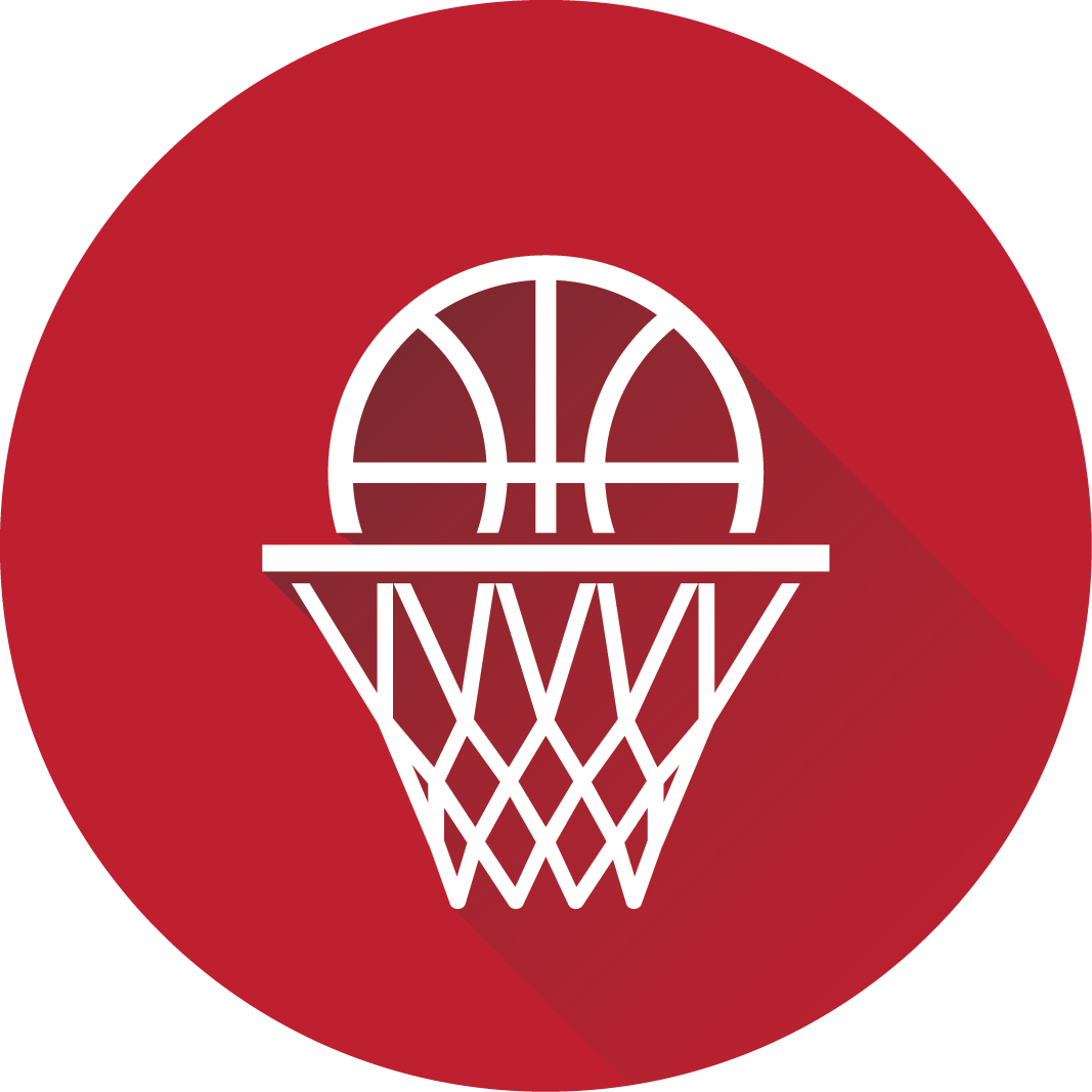 Red Basketball Logo LogoDix