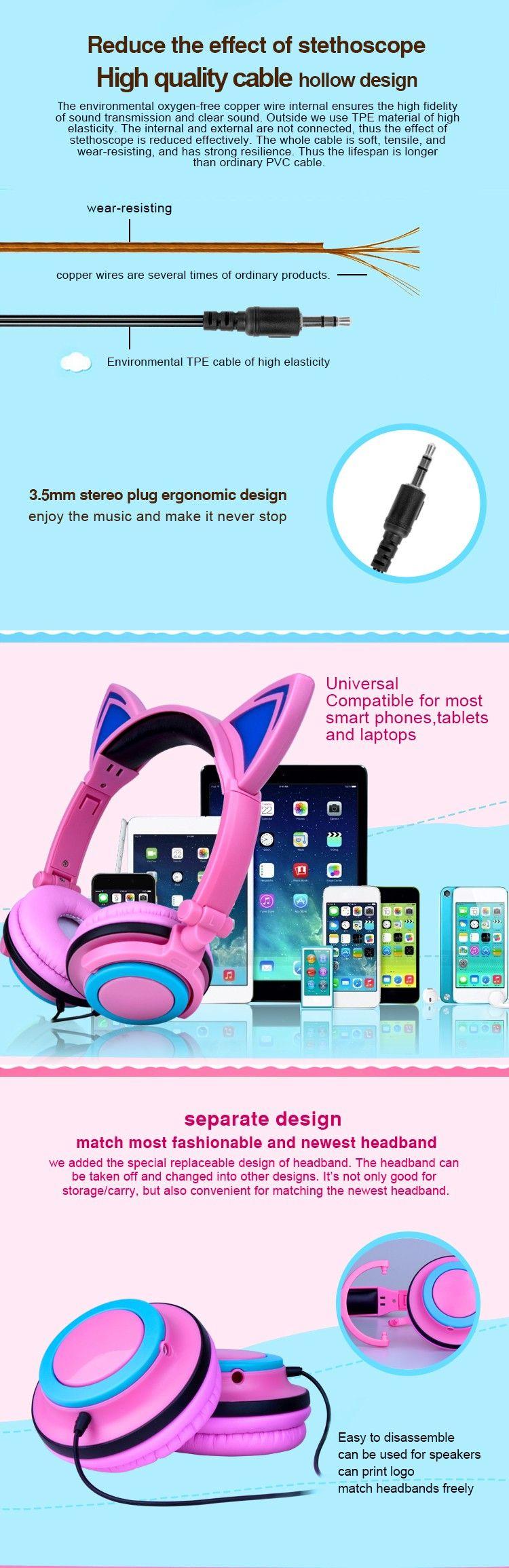 Blue Cat with Headphones Logo LogoDix