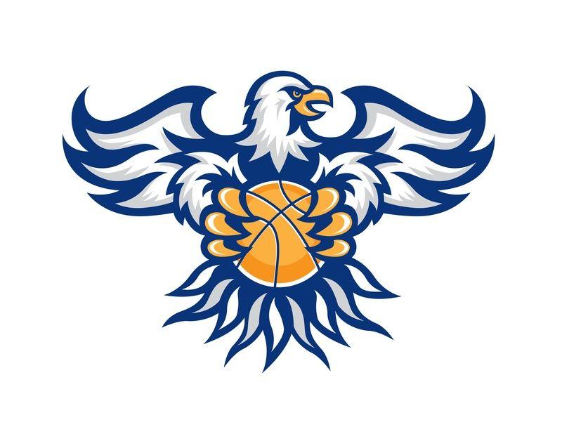 High School Eagles Basketball Logo LogoDix