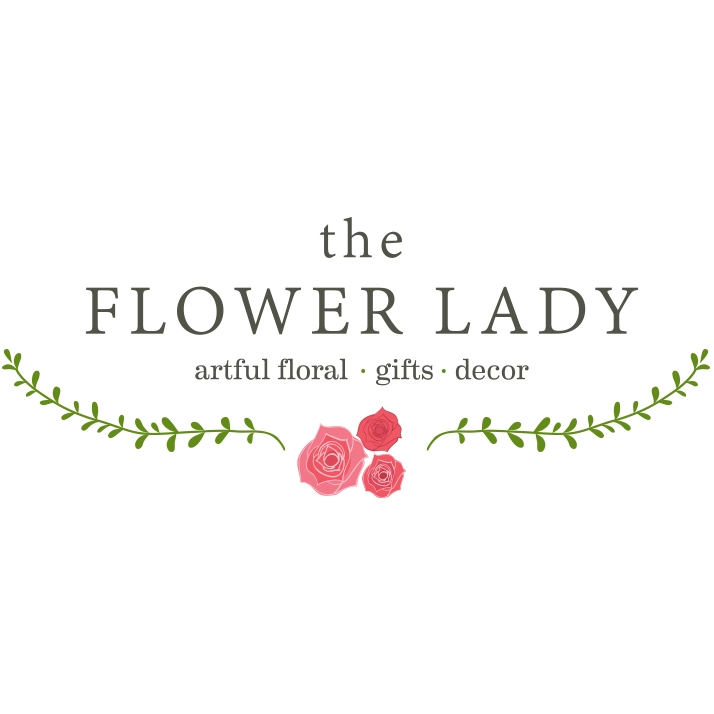Flower Lady Logo LogoDix