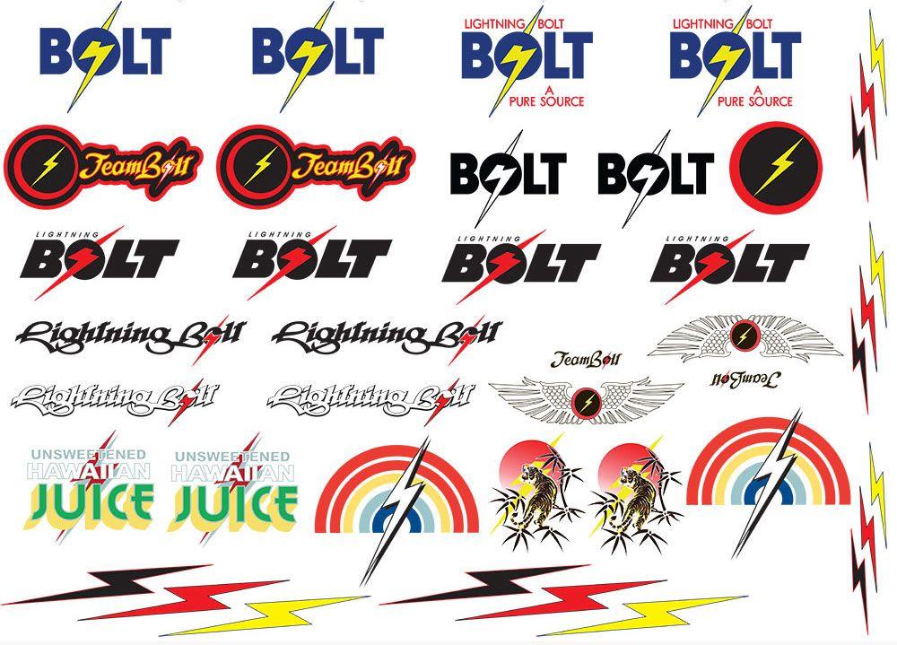 Lightning Bolt Surf Logo LogoDix