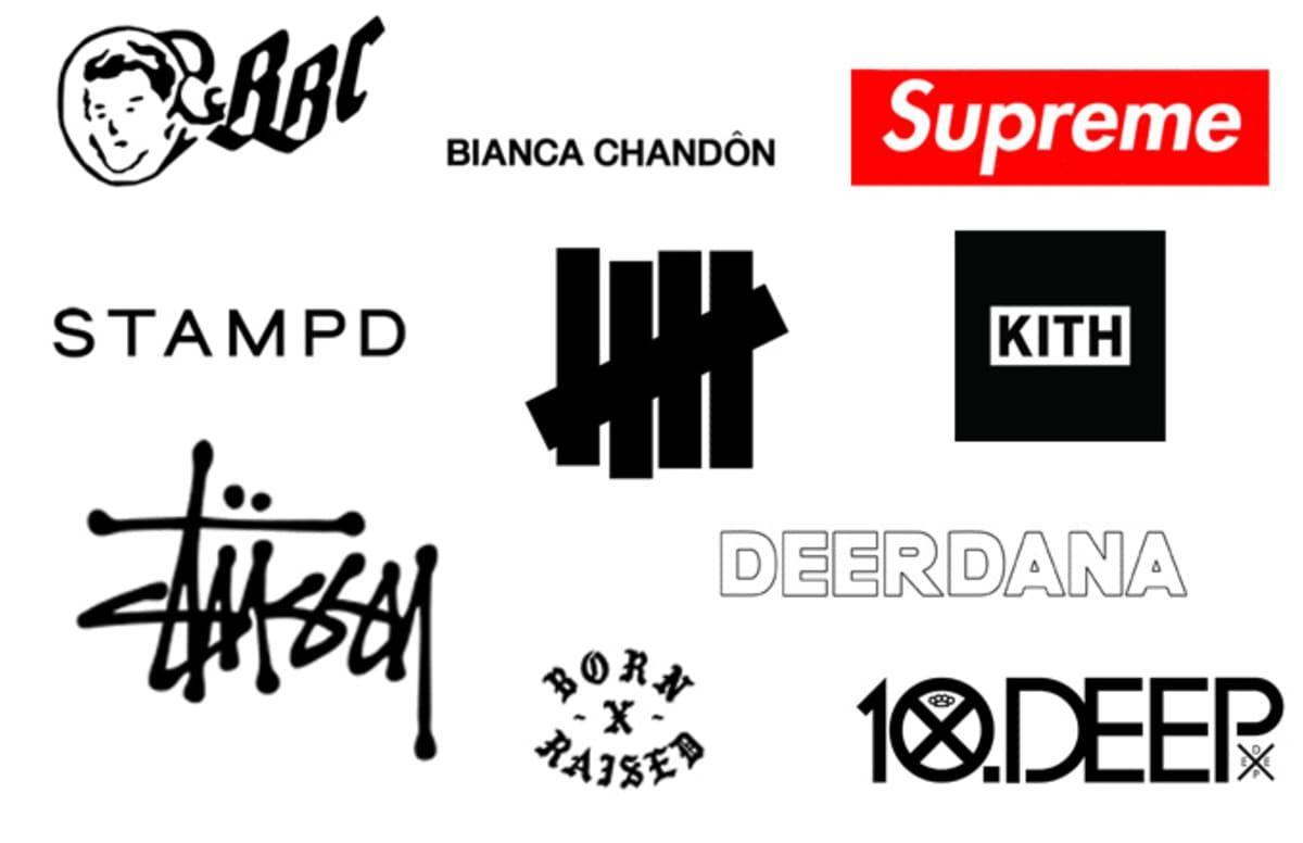 American Clothes Brands Logos