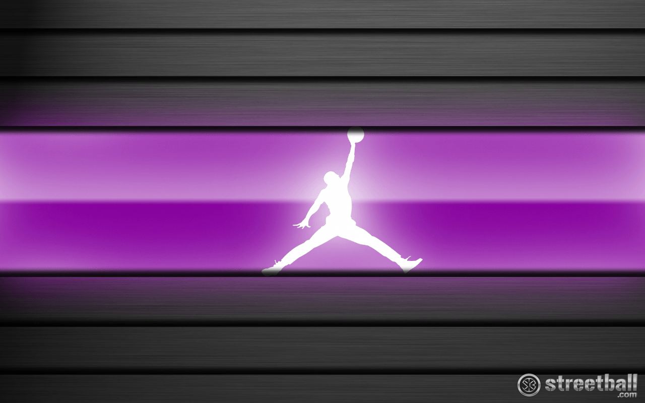 Purple Jordan Logo LogoDix