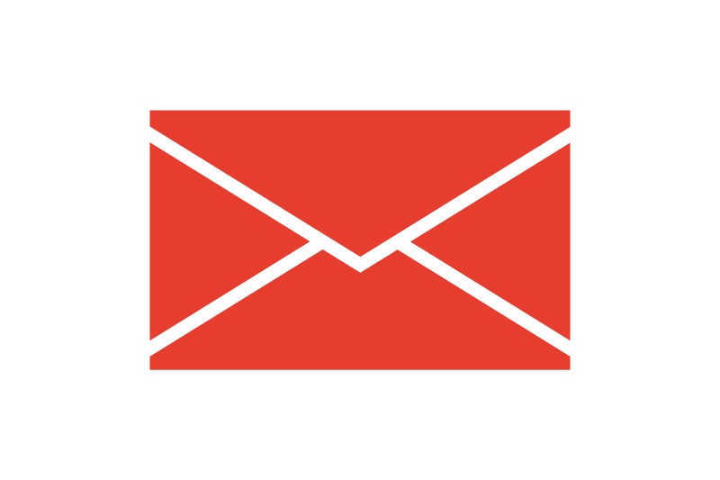 Red Email Logo