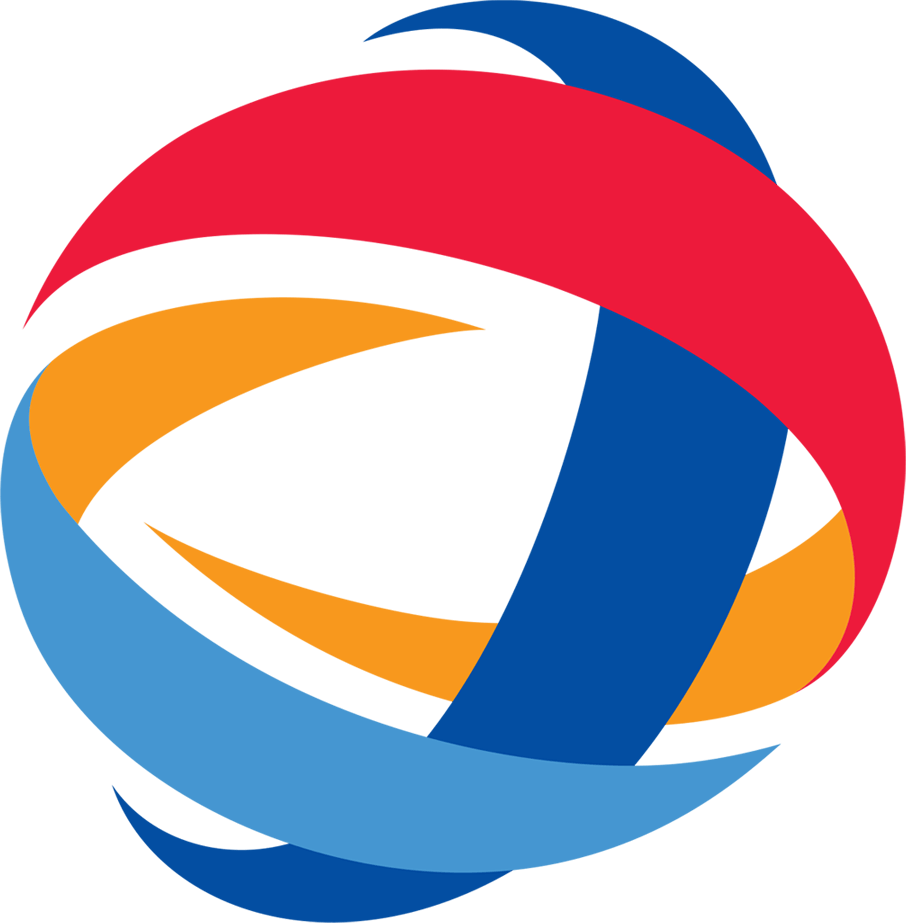 RedOrange and Blue Circle Logo LogoDix