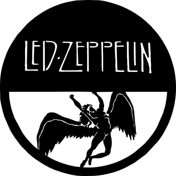 LED Zeppelin Circle Logo LogoDix