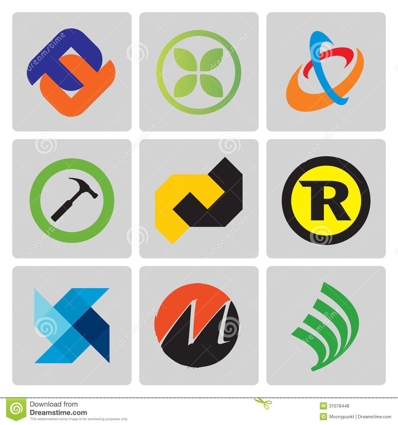 Red and Orange Ribbon Logo