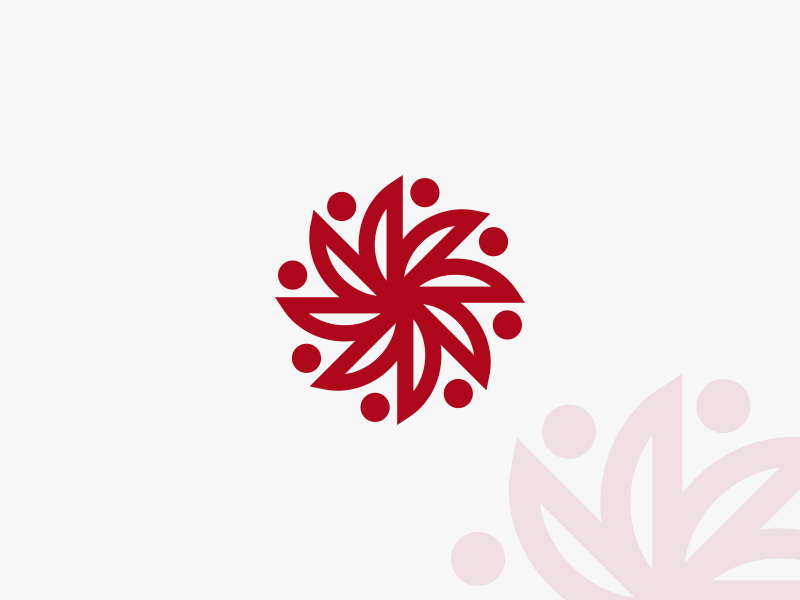 Red Flower Logo