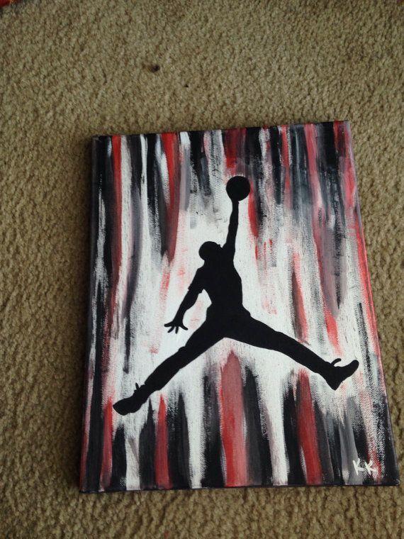 Painted Jordan Logo LogoDix