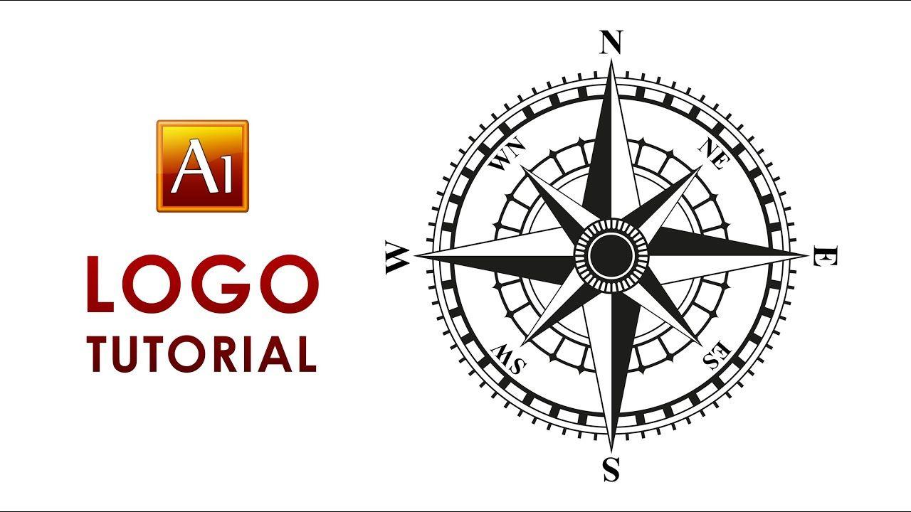 Nautical Compass Logo LogoDix