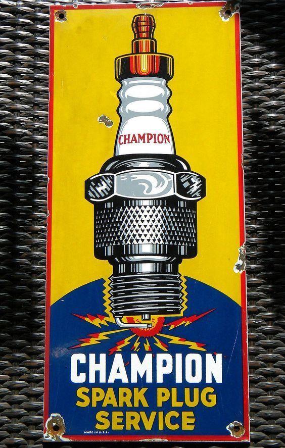 Vintage Spark Plug Logo LogoDix