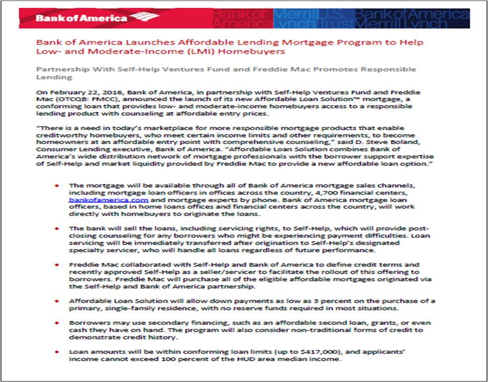 Bank of America Home Loans Logo