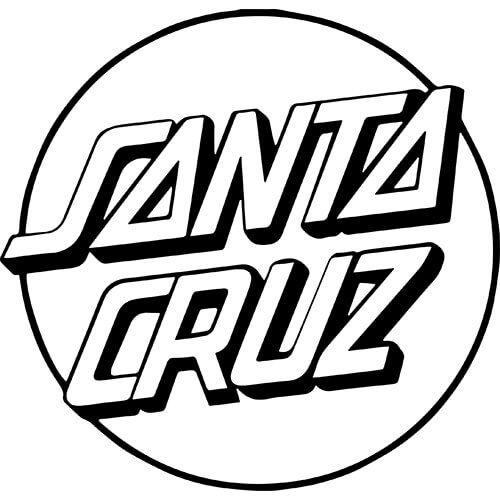 Black and White Santa Cruz Logo LogoDix