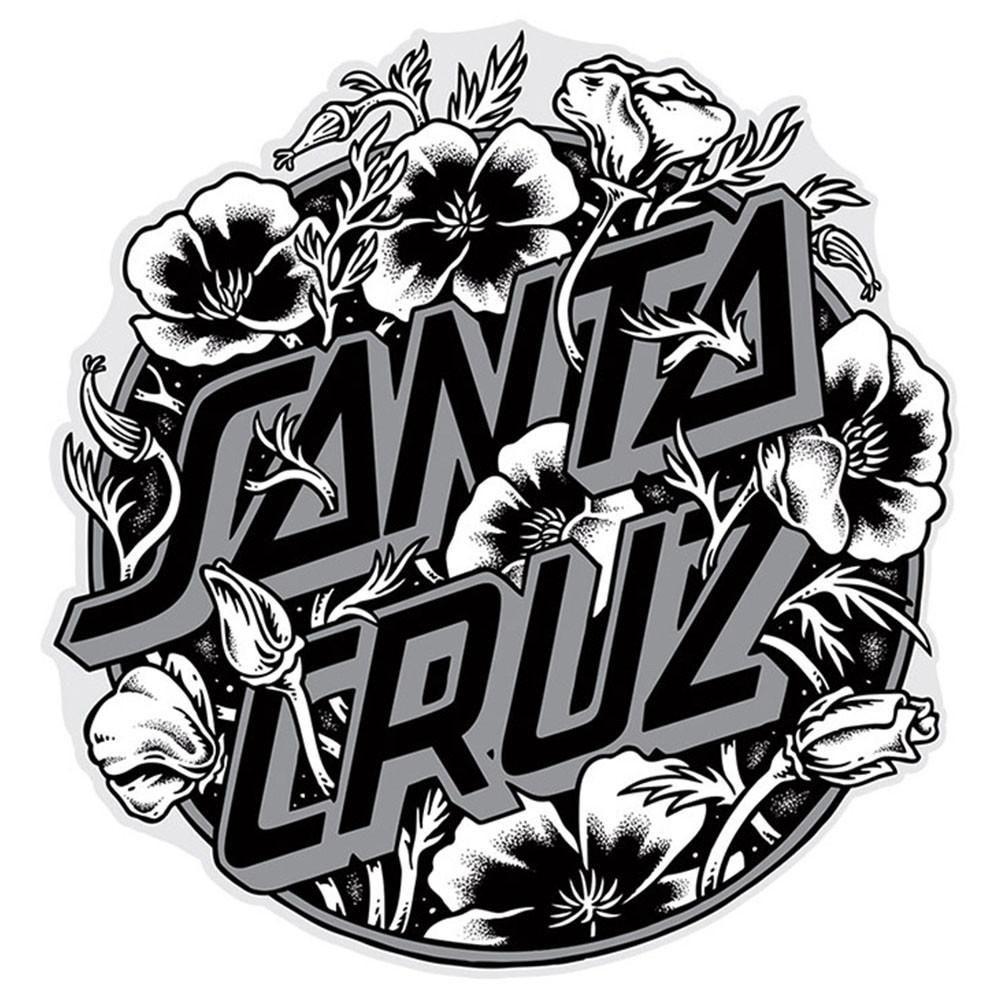 Black and White Santa Cruz Logo LogoDix