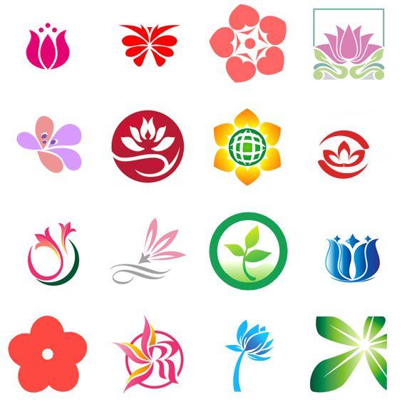 Beautiful Flower Logo LogoDix