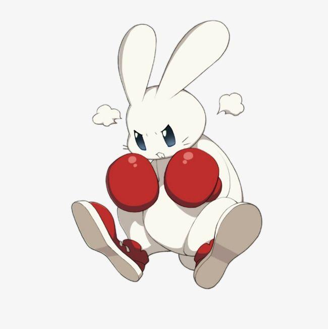 Rabbit Boxing Logo LogoDix