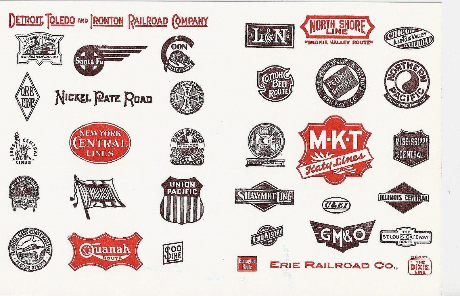 Old Railroad Logo LogoDix